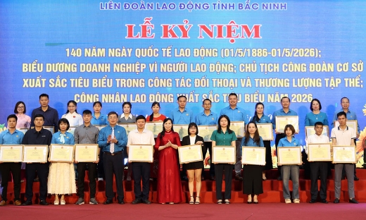 Bắc Ninh biểu dương doanh nghiệp và công nhân lao động tiêu biểu
